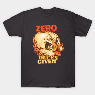 Zero Ducks Given retro art T-Shirt